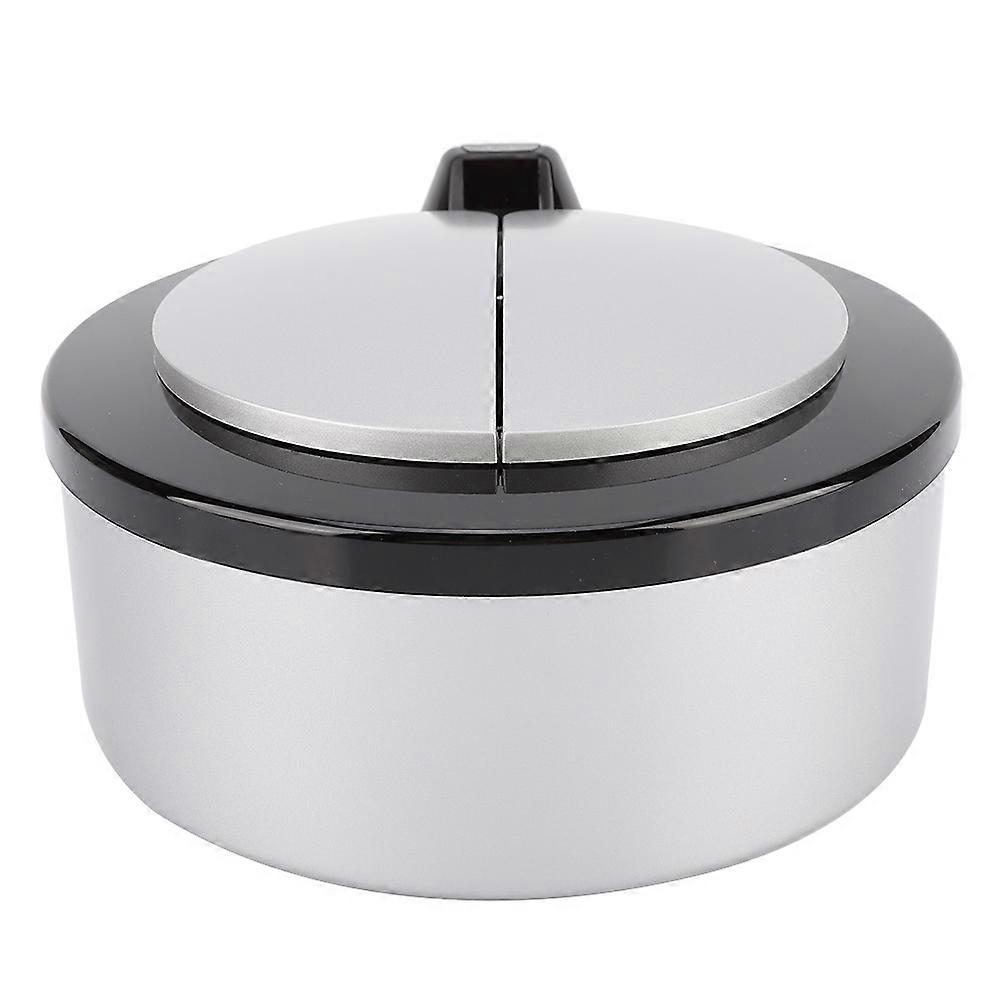 Household Desktop Intelligent Sensor Trash Can Waste Container Garbage Bin (Silver&Black)