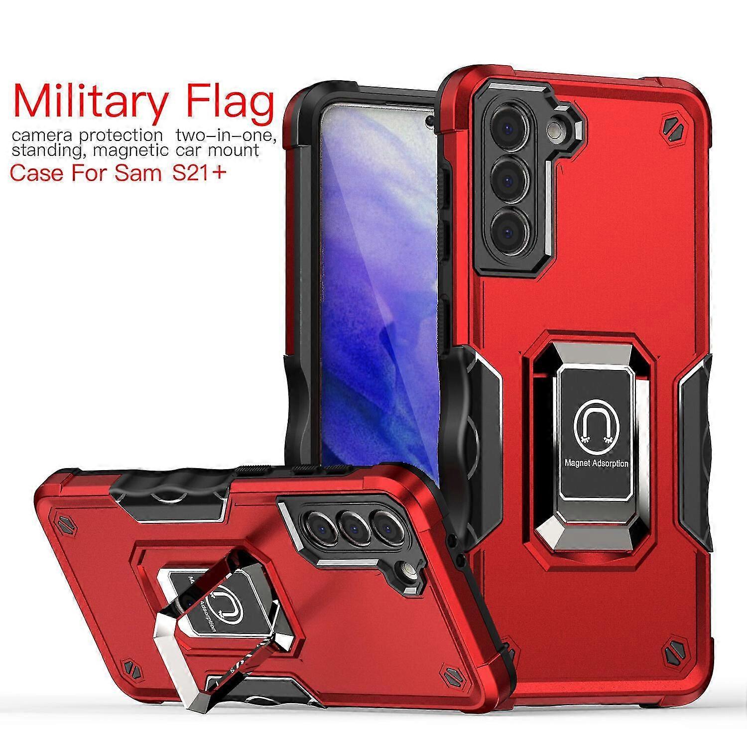 Case for Samsung S21 Plus Shockproof Magnetic With Ring Holder