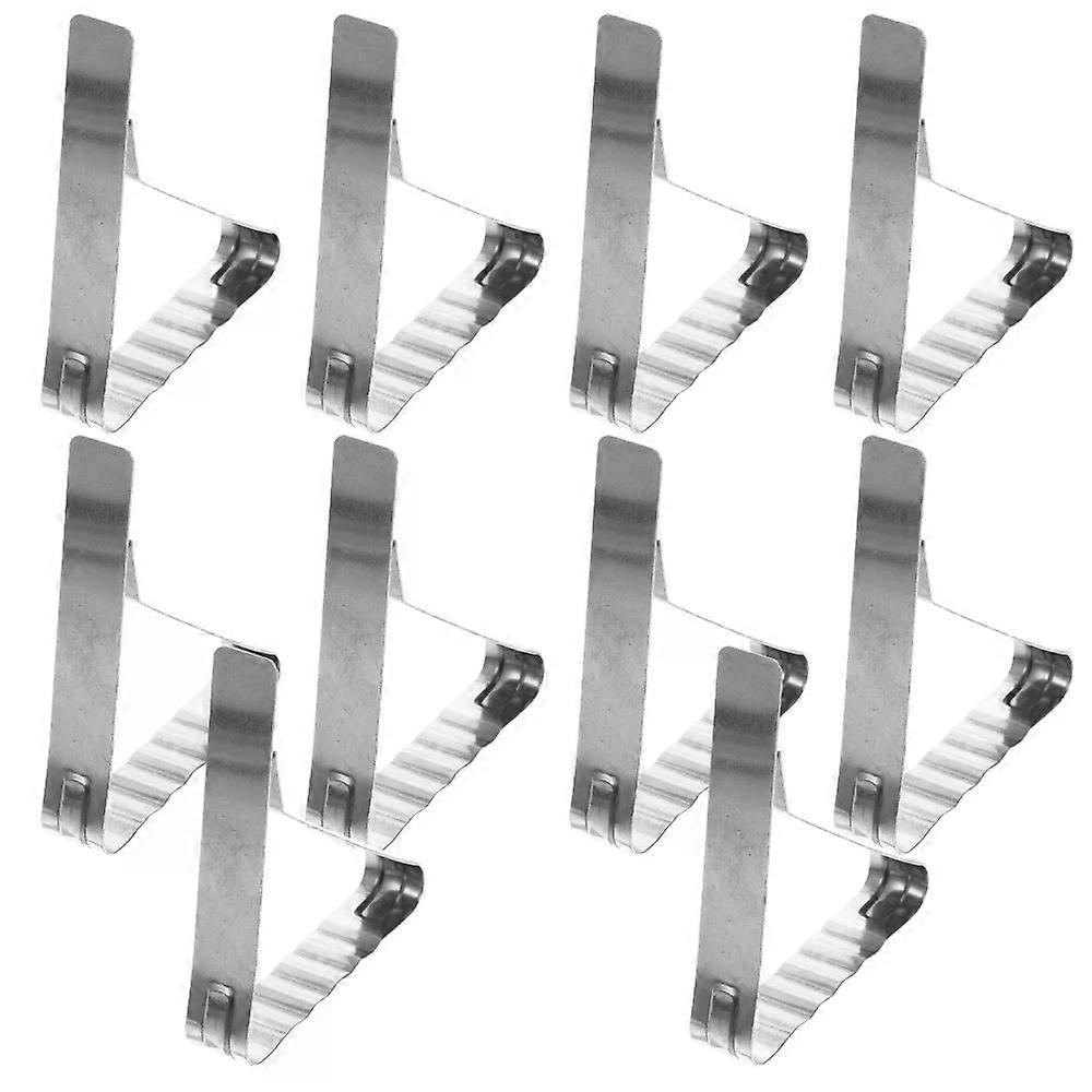 Tablecloth Clip, 10 PCS Outdoor Tablecloth Fixing Clips, Windproof Secure for Picnic Camping Patio