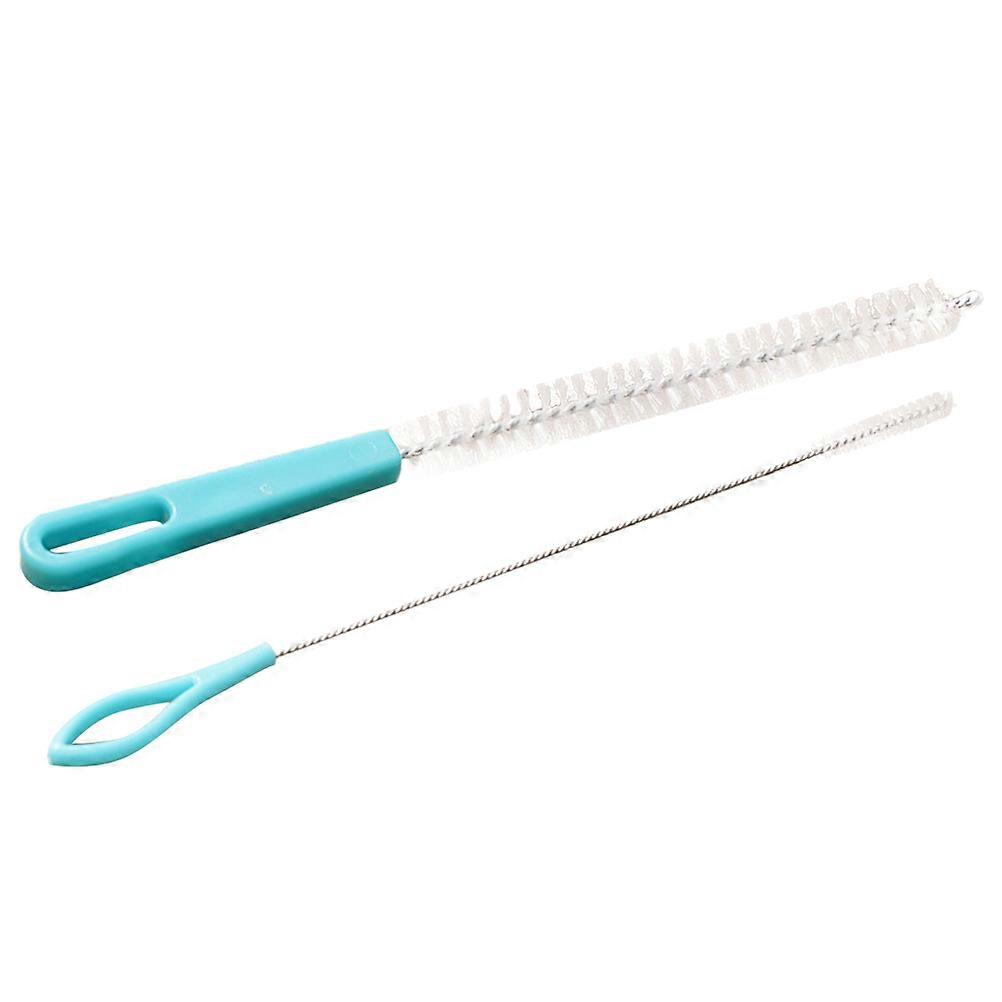 2pcs Lotus Root Cleaning Brushes for Straws & Bottles with Non Slip Handle and Space Saving Design for Efficient Household Cleaning