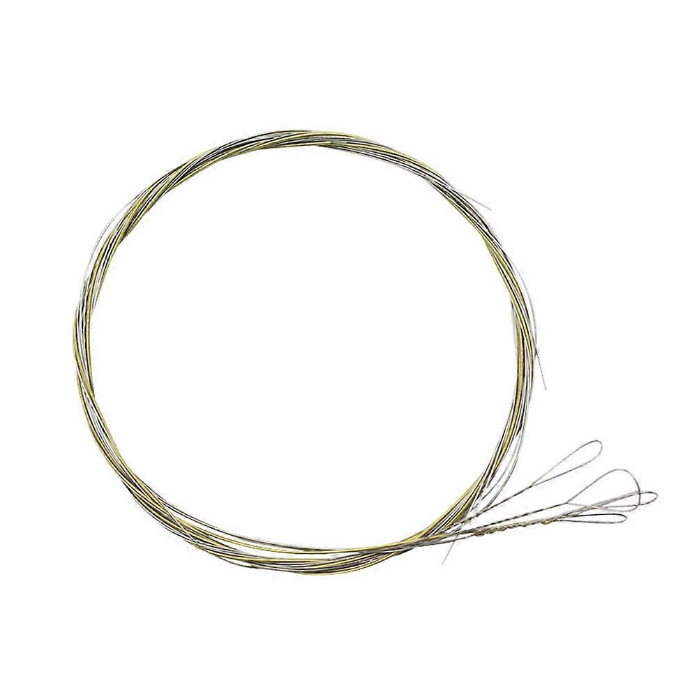 Durable Metal Banjo Strings Full Set for Easy Replacement and Sweet Sound 5Pcs Assorted Color