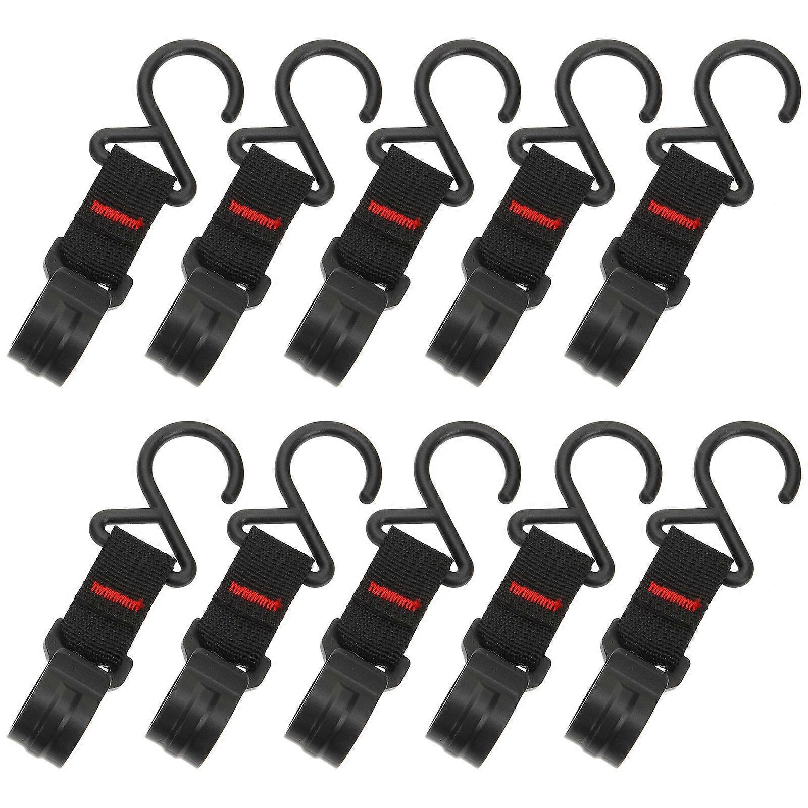 Here's a refined and engaging product description for your **10pcs Heavy Duty Camping Hooks**:
 
**10pcs Heavy Duty Camping Hooks – Sturdy Plastic