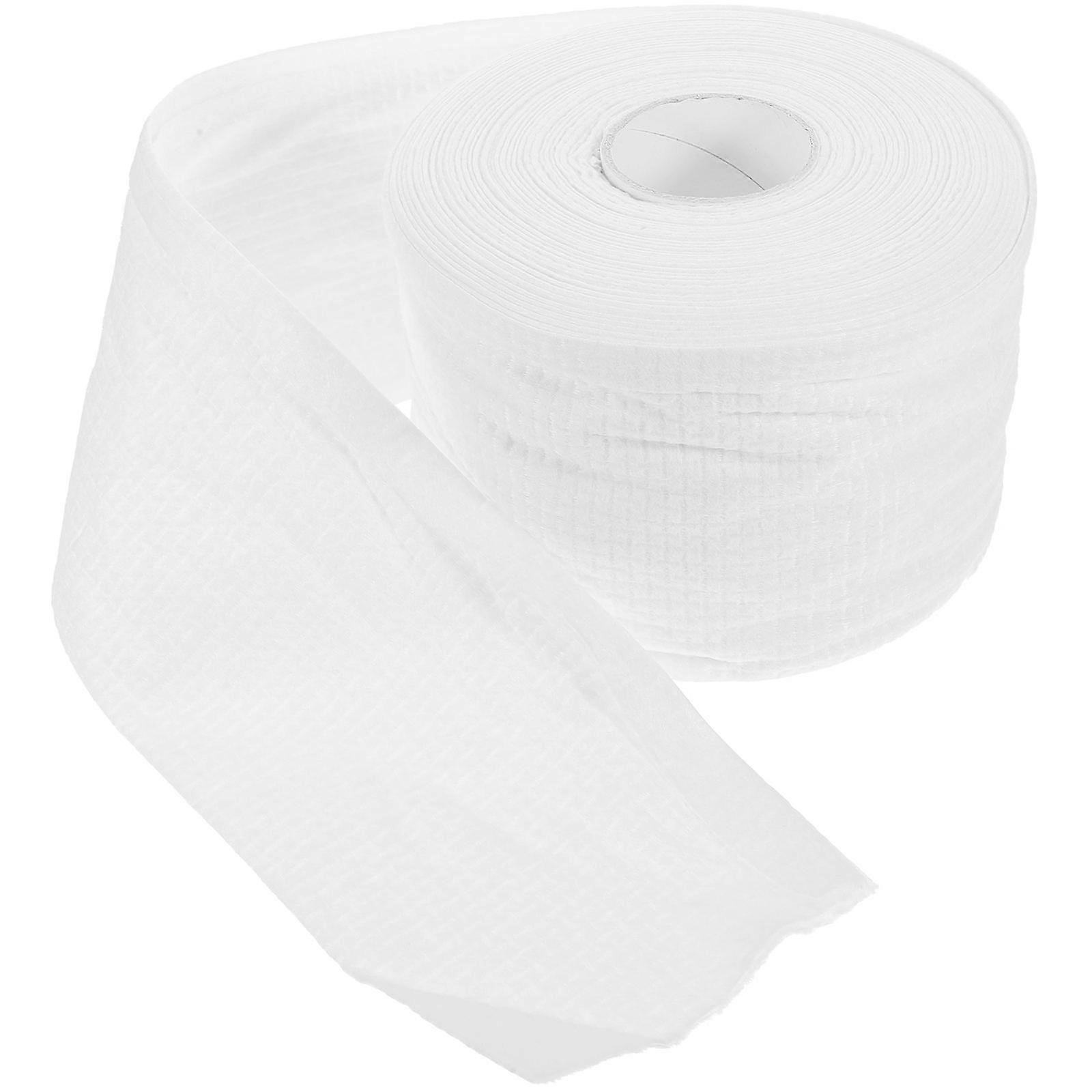 Disposable Cotton Face Washcloth Soft and Durable for Travel with Compact Size White