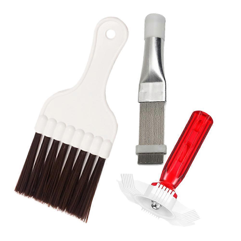 Fin Comb Conditioner Fin Brushes for Cleaning 3Pcs Portable Condenser Brushes