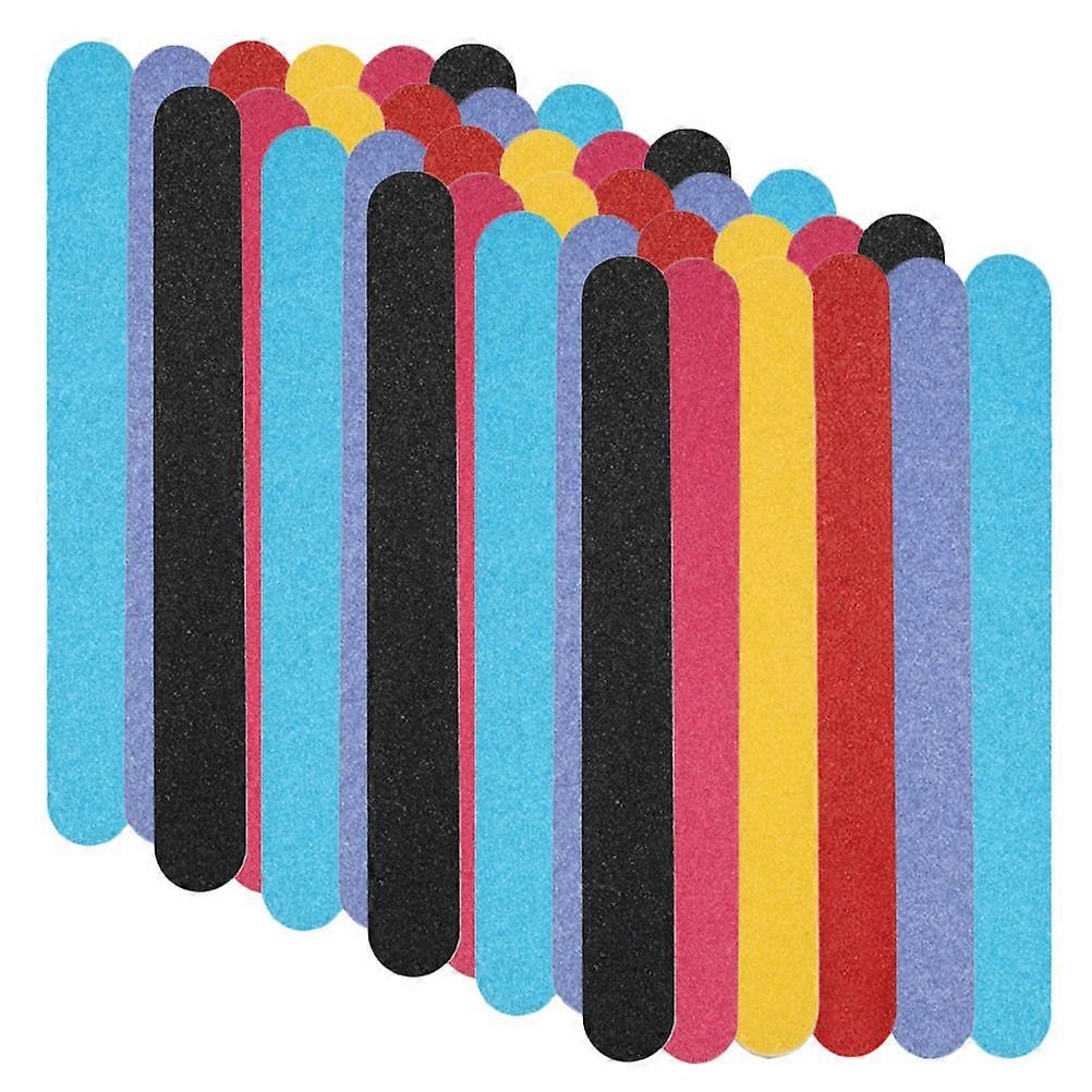 36pcs Manicure Tools with Dual-sided Design for Smooth Nails Assorted Color Nail Care Set 36 pieces