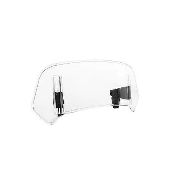 Motorcycle Windshield Wind Deflectors for Kawasaki Z750, Versys 1000, Versys 650 - Adjustable Transparent Snap-On Wind Screen Extensions