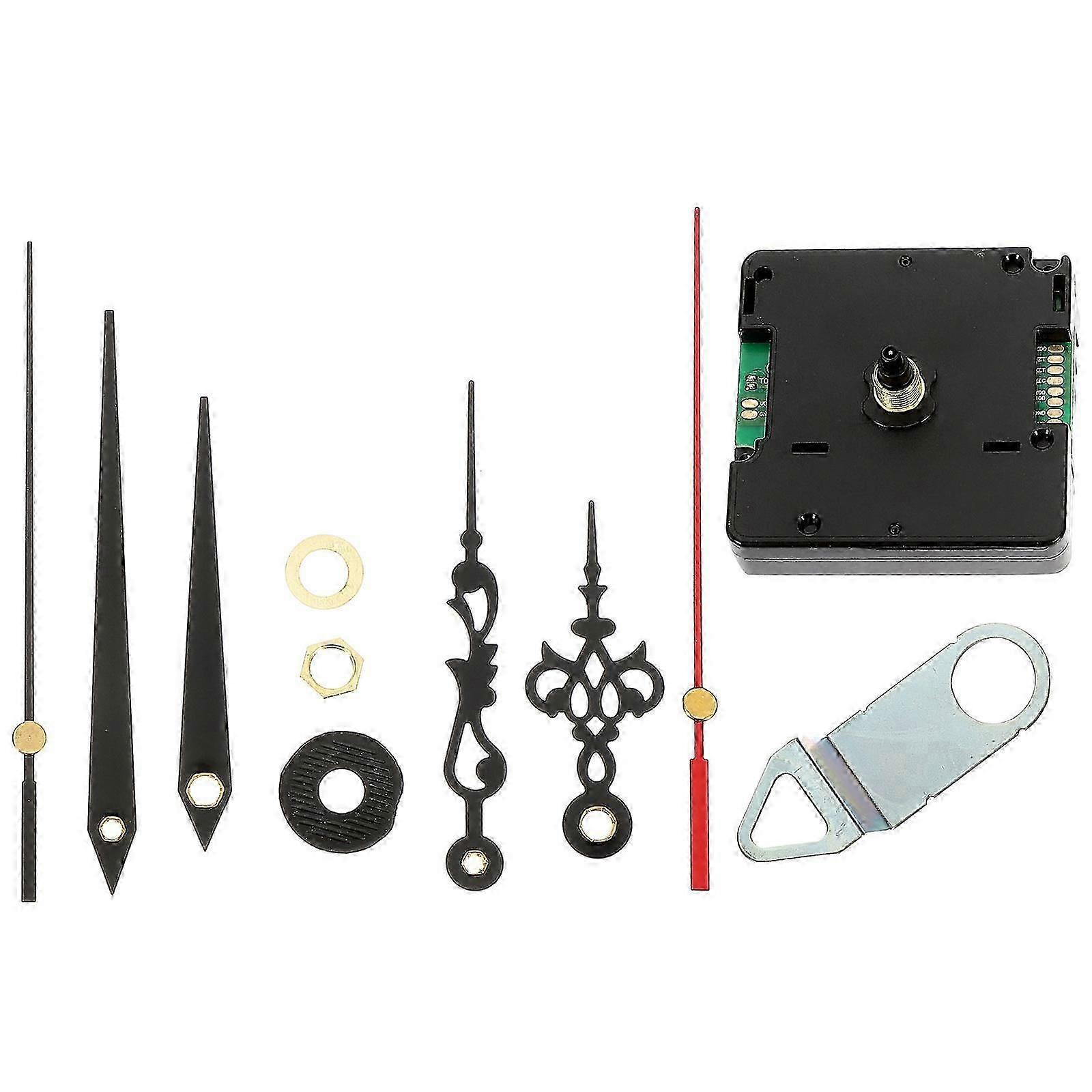 Silent clock movement for DIY wall clock, durable mechanism