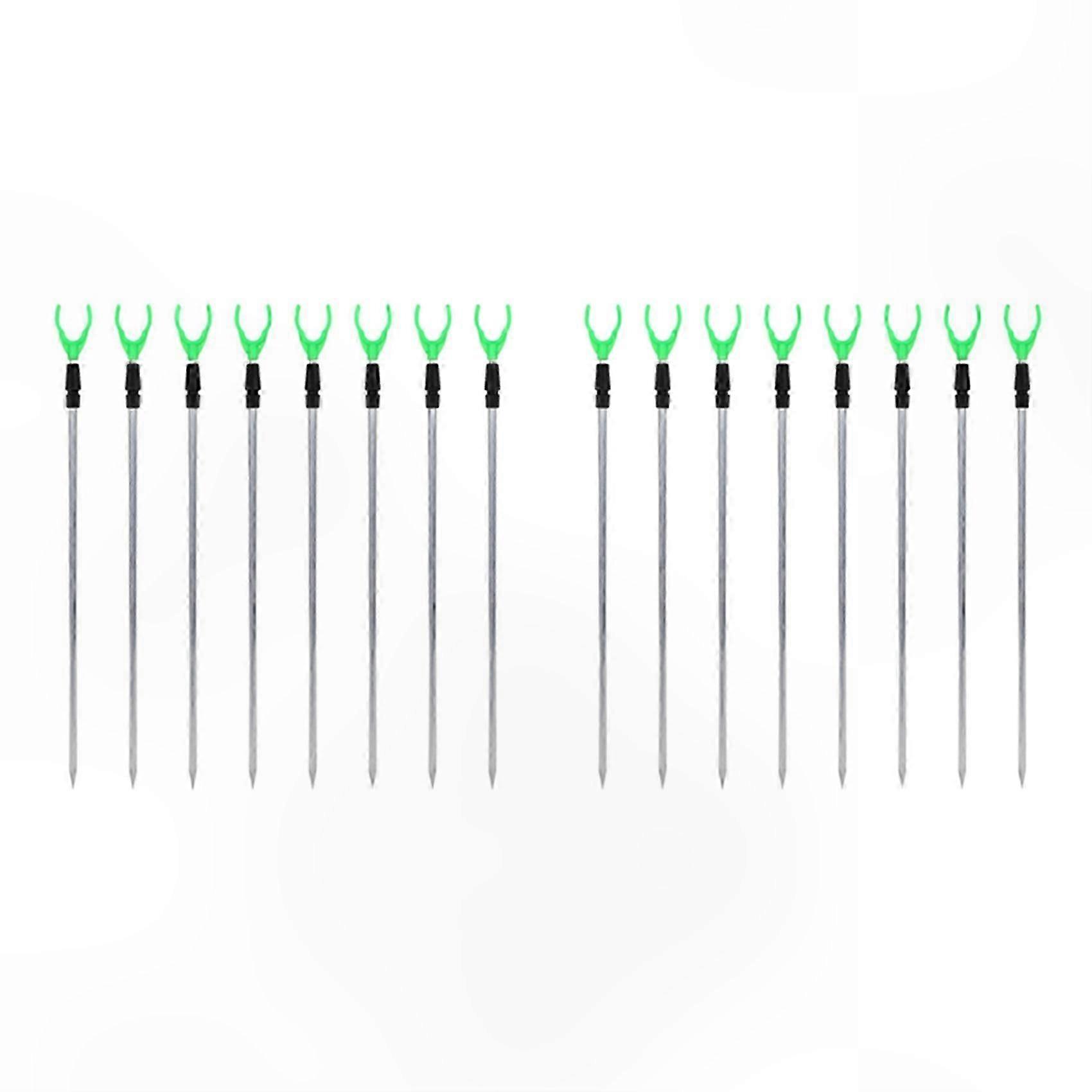 16-Piece Adjustable Fishing Rod Holder Set with Fixed Frame for Anglers