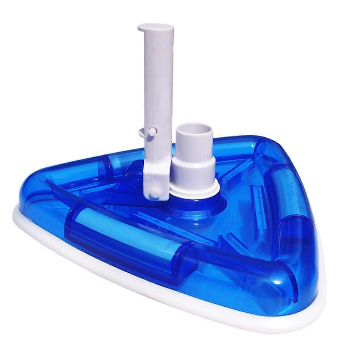 Suction Head Pool Brush Replacement Blue For Standard Pool Poles Pool Cleaner Head