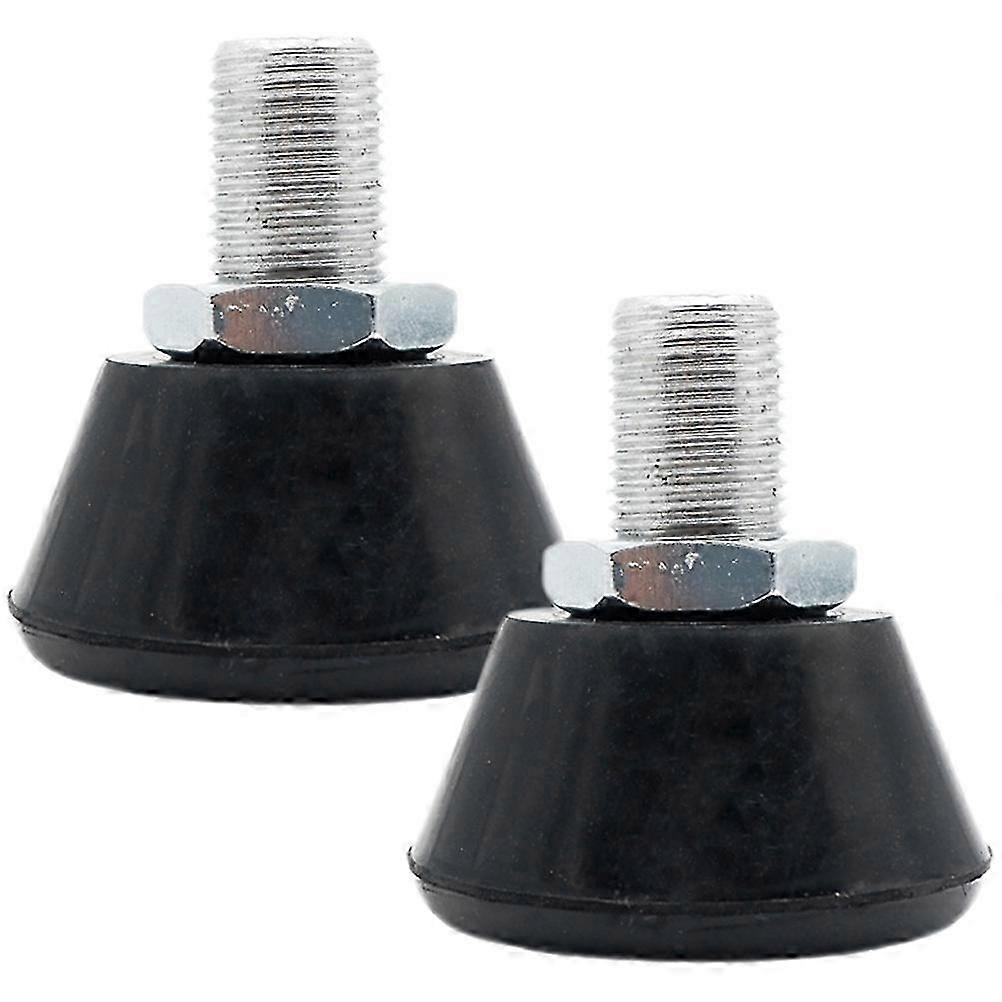 Non-Slip Roller Skate Toe Stops Rubber Material 5.3x4.9cm Skating on Streets 1 Pair5.3x4.9cmBlack SZRH A-D