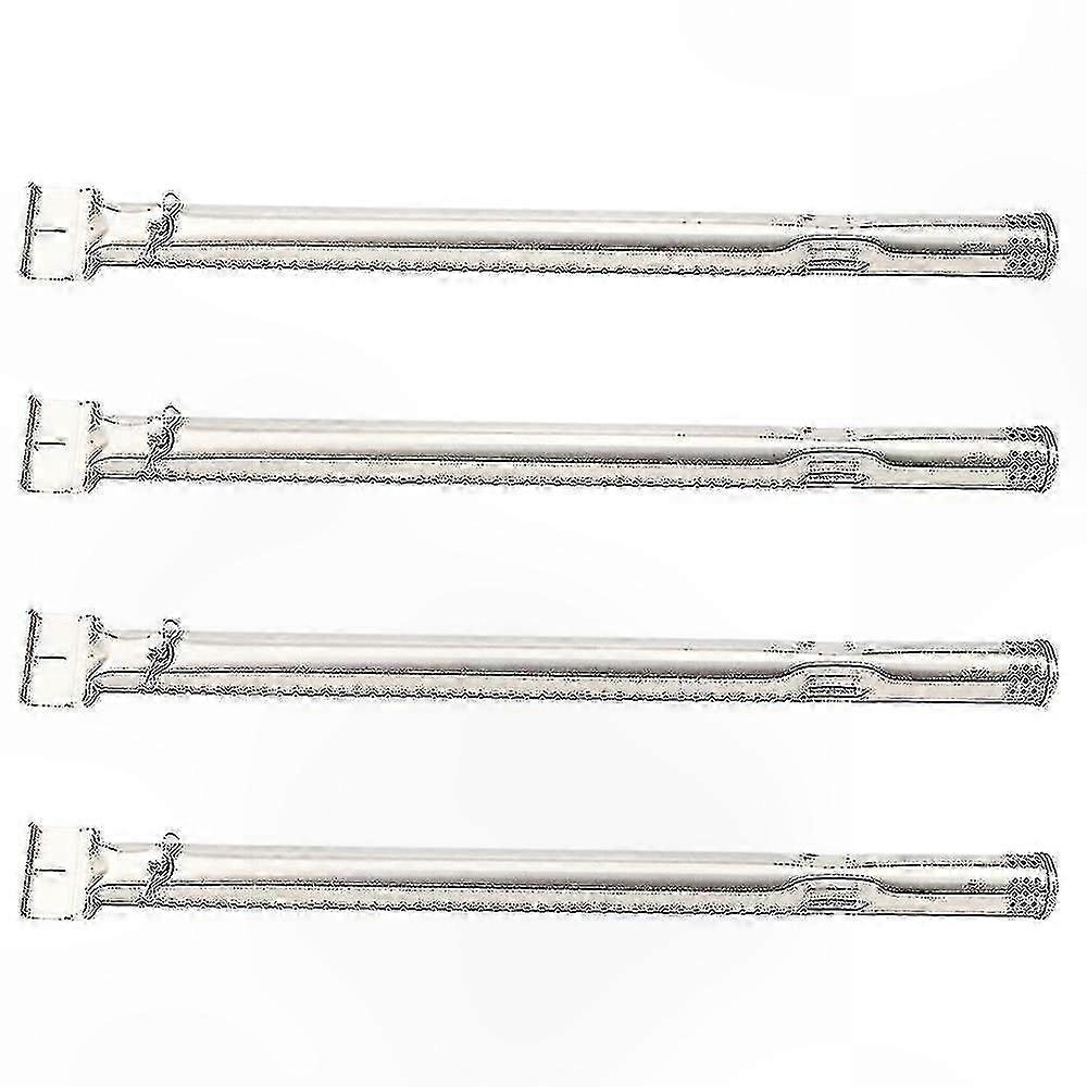 Bruciatori a tubo in acciaio inox per griglie a carbone, confezione da 4 pezzi di ricambio