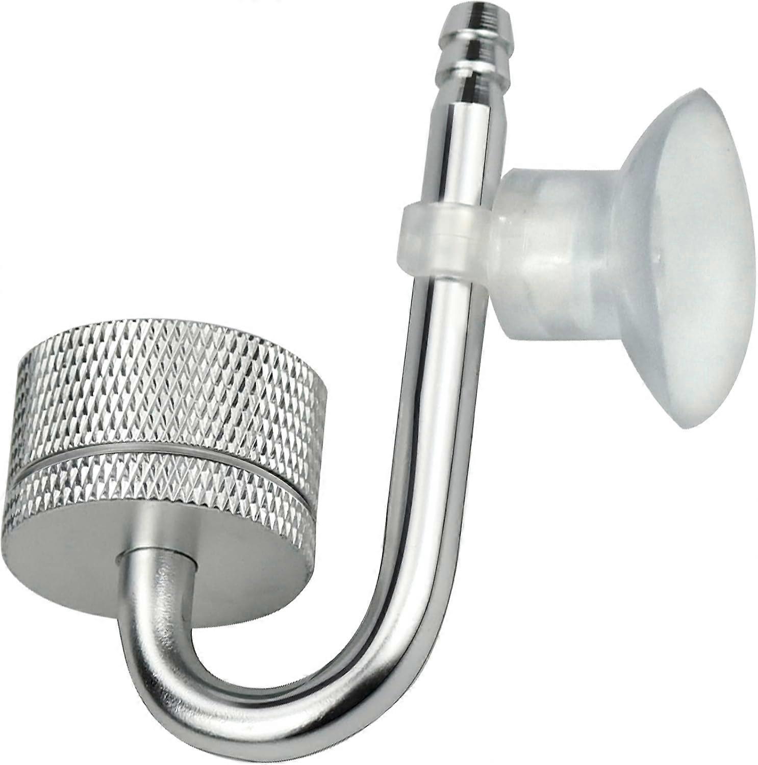 Aquarium CO2 Diffuser, Carbon Dioxide Diffuser with U-Shape Tube for Aquarium, Silver