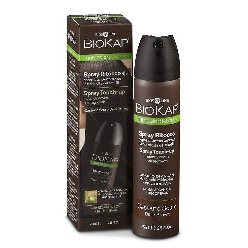 BioKap Dark Brown Root Touch Up Spray 75ml - 4 Pack
