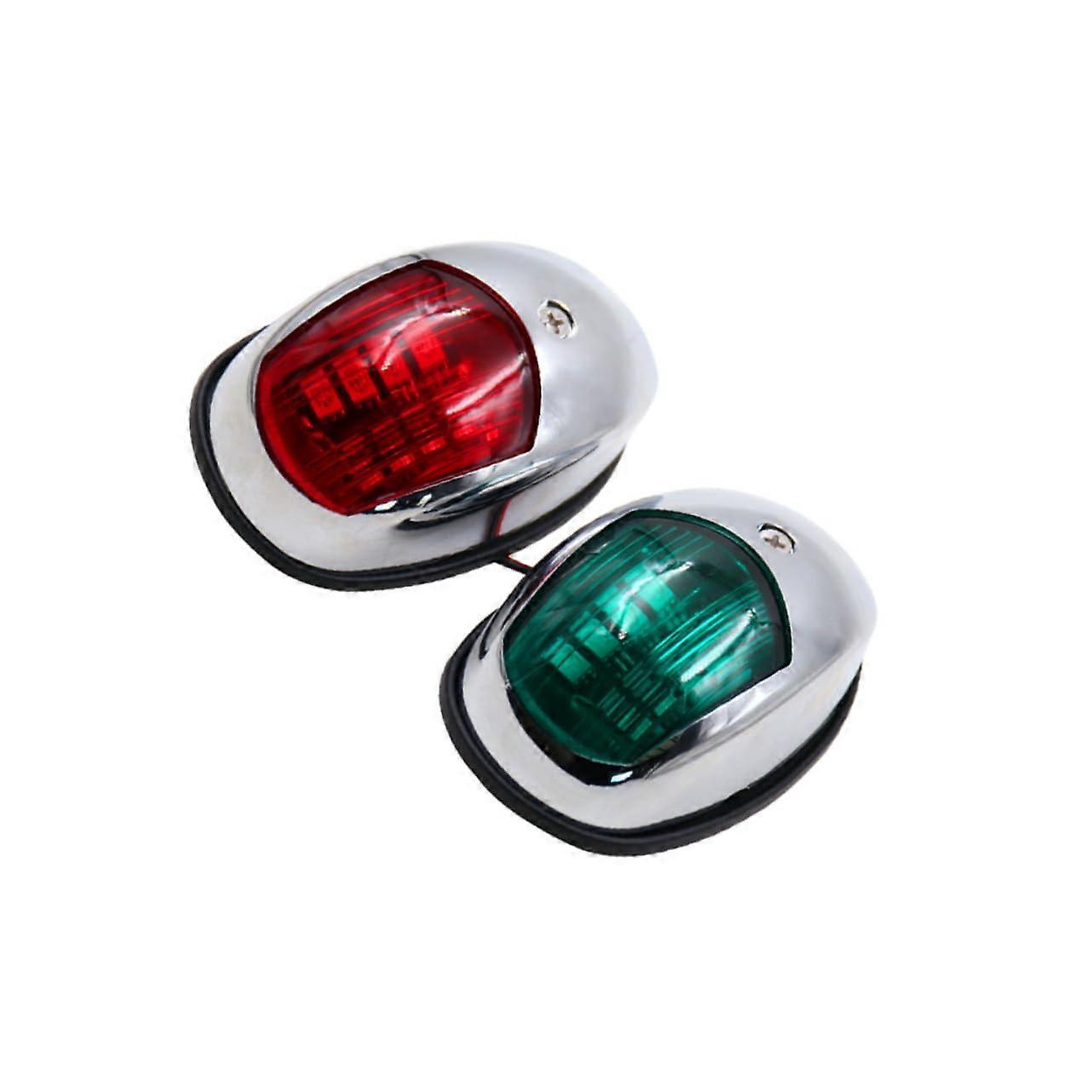 2Pcs LED Navigation Lights Lights for Yacht and Pontoon Lamp for Safe Boating Ref: 1708
