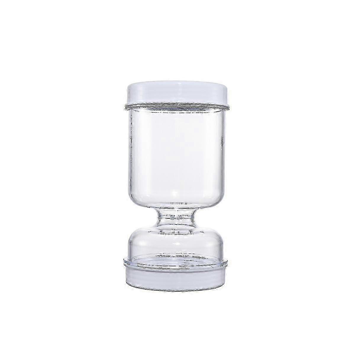 Leak-proof Pickle Jar with Easy-Separation Lid for Pickles, Pears, Olives & Preserves - White Airtight Container