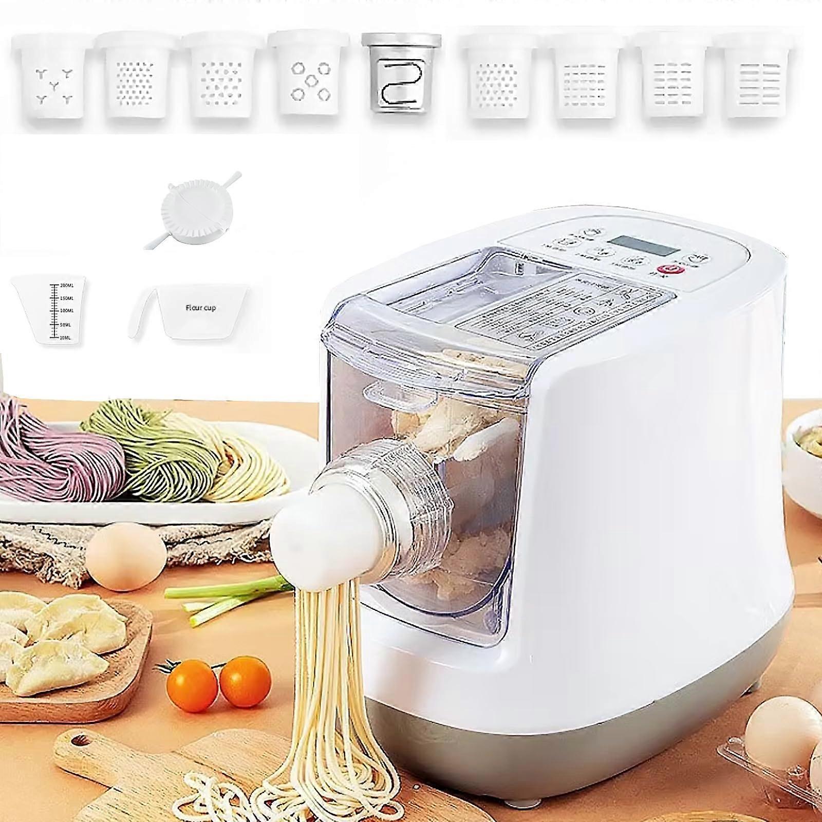 Electric Pasta Maker Machine, 260W Automatic with 13 Shape Discs, 650g Capacity