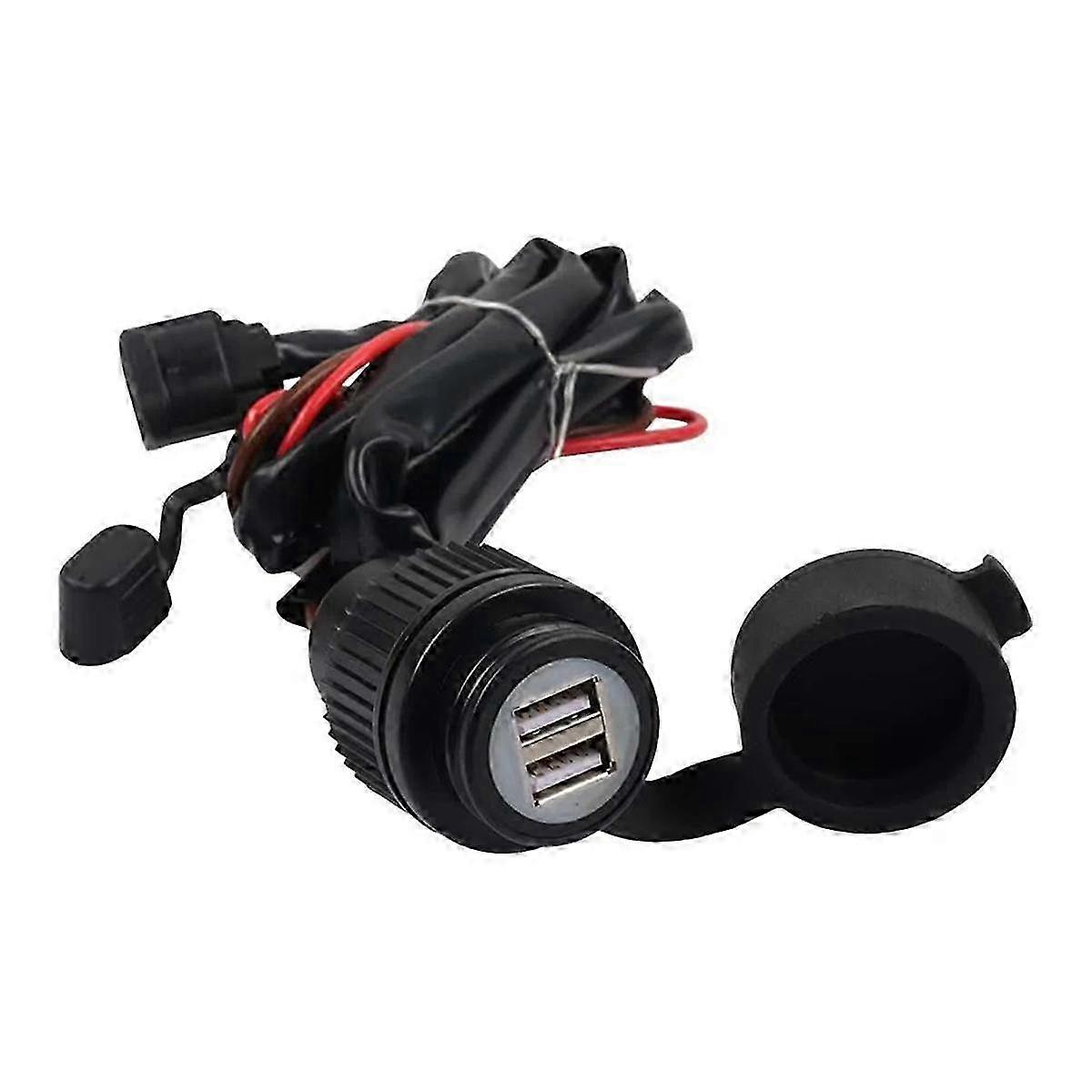 Motorcycle Accessories Dual USB Charger Outlet Interface Socket Power for CRF300L CRF300 L CRF 300L 250L