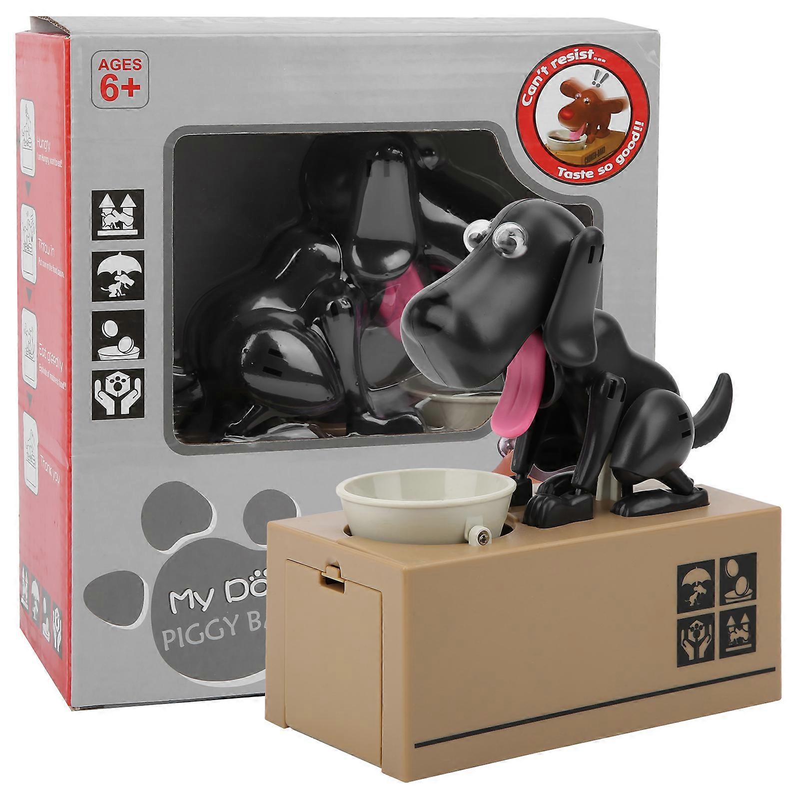 Saving Pot Electronic Money Box Robotic Dog Coin Bank Automatic Piggy Bank for Children