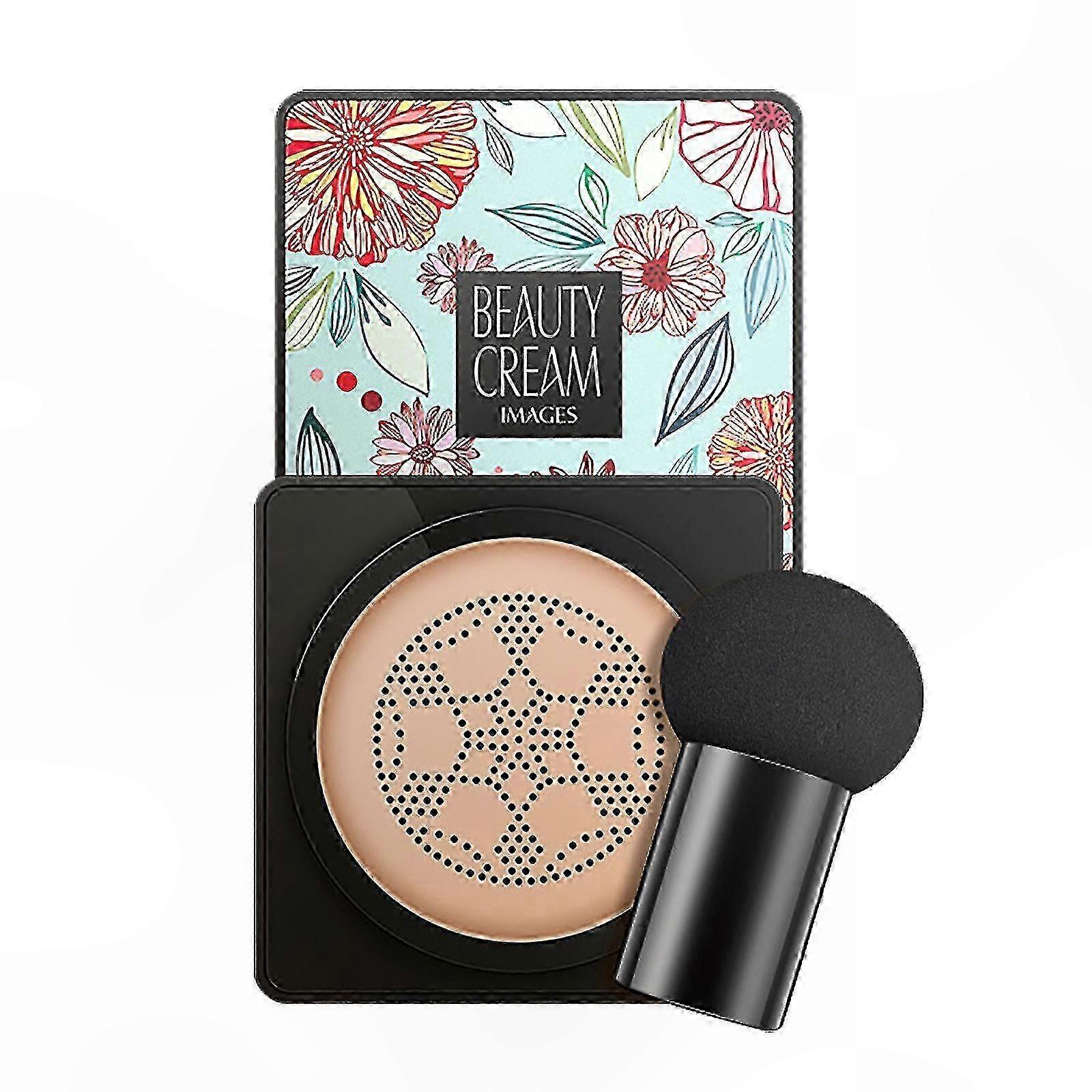 Full Coverage Brightening Foundation with Air Cushion Concealer & Blending Sponge