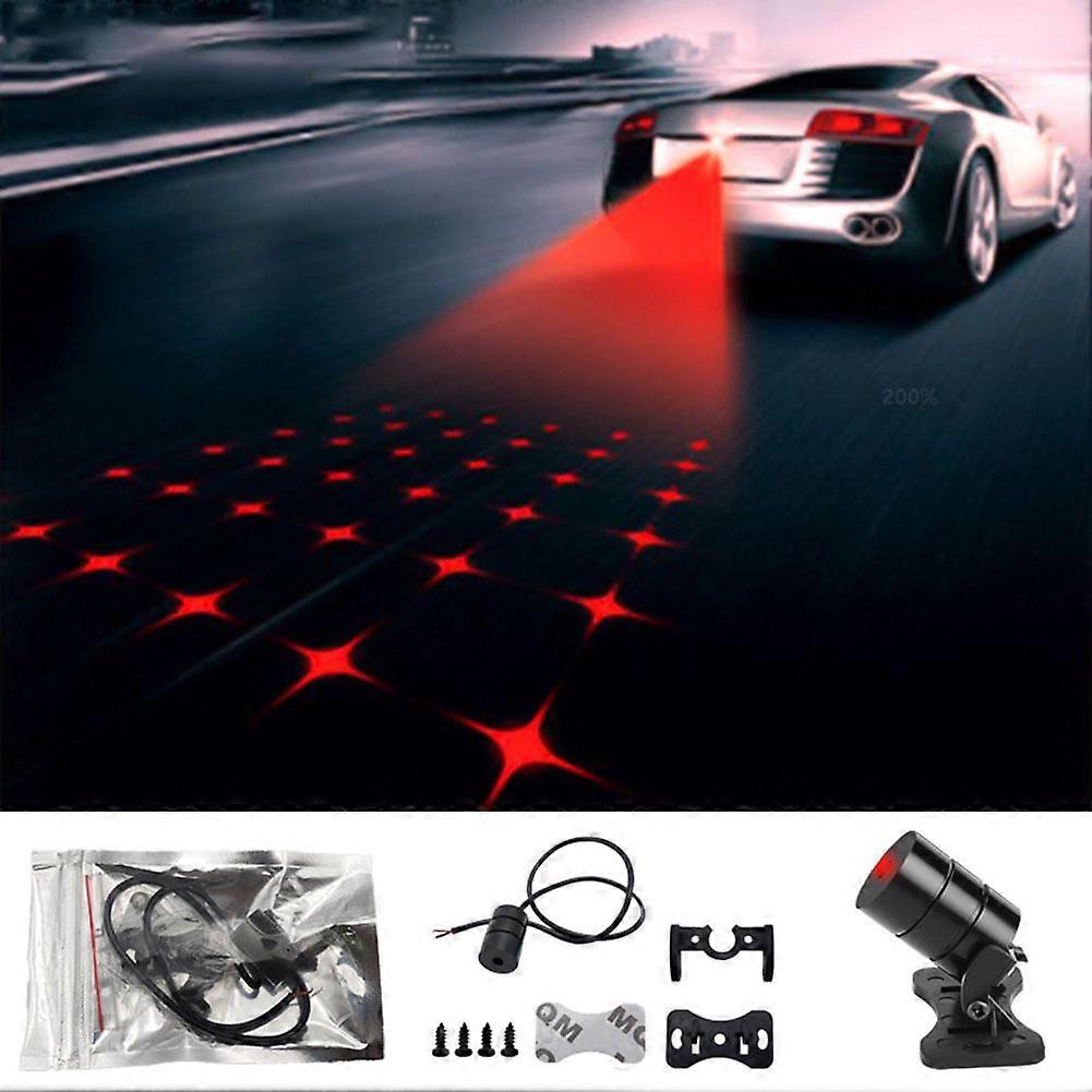 Laser Fog Light, 2 in 1 Design for Cars & Motorcycles - Easy Installation, Waterproof, Shockproof