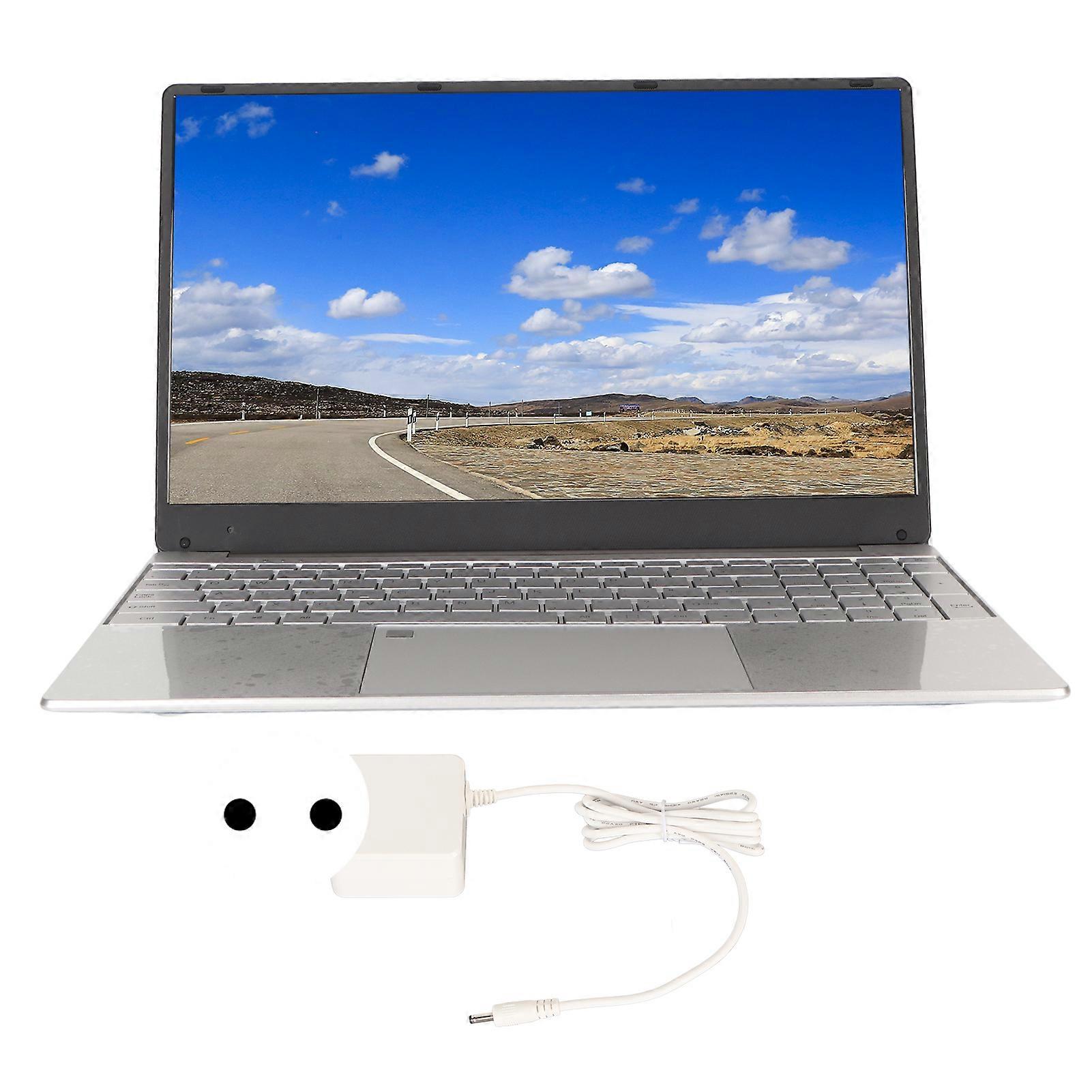 15.6 Inch Laptop for Windows 11, 2K IPS Screen, 16GB RAM, Backlit Keyboard, Silver