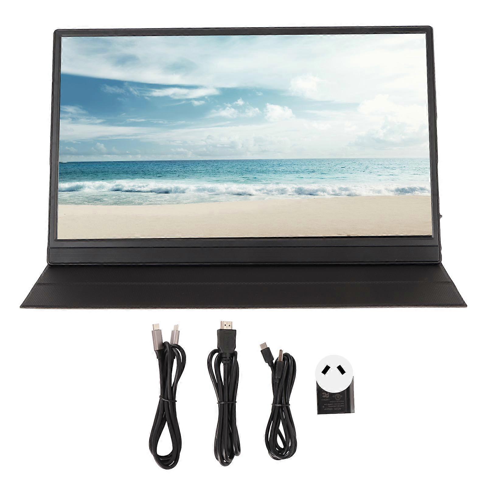 15.6 Inch Portable Monitor 1080P IPS HDR Laptop Screen Extender with Type C Speaker