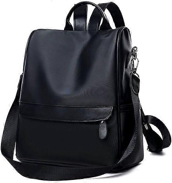Ladies' backpack, T87, silver appearance with a light pad at the bottom