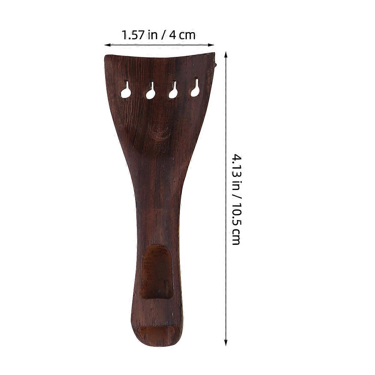 Small Violin Accessories Set Wooden Tailpiece Peg Violin Fittings for 1Set