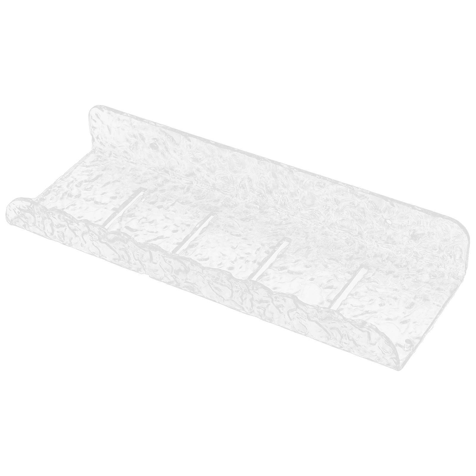 Acrylic Bathroom Wall Shelf for Home Use Transparent Floating Storage Rack