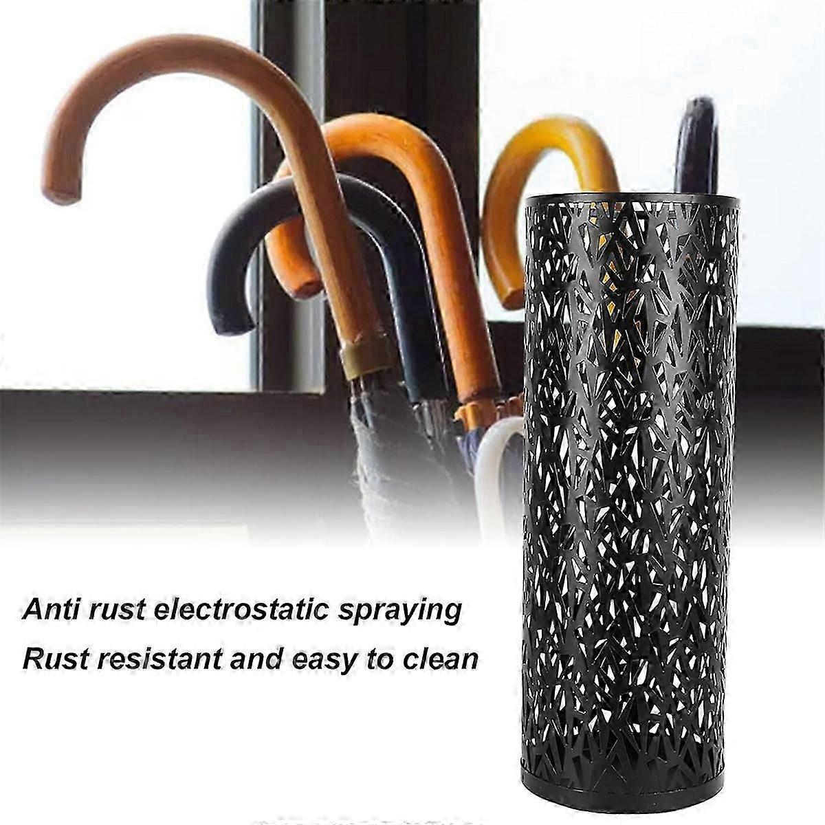 Umbrella Stand Hollow Freestanding Umbrella Stand Umbrella Bucket Decoration Home Office Decoration