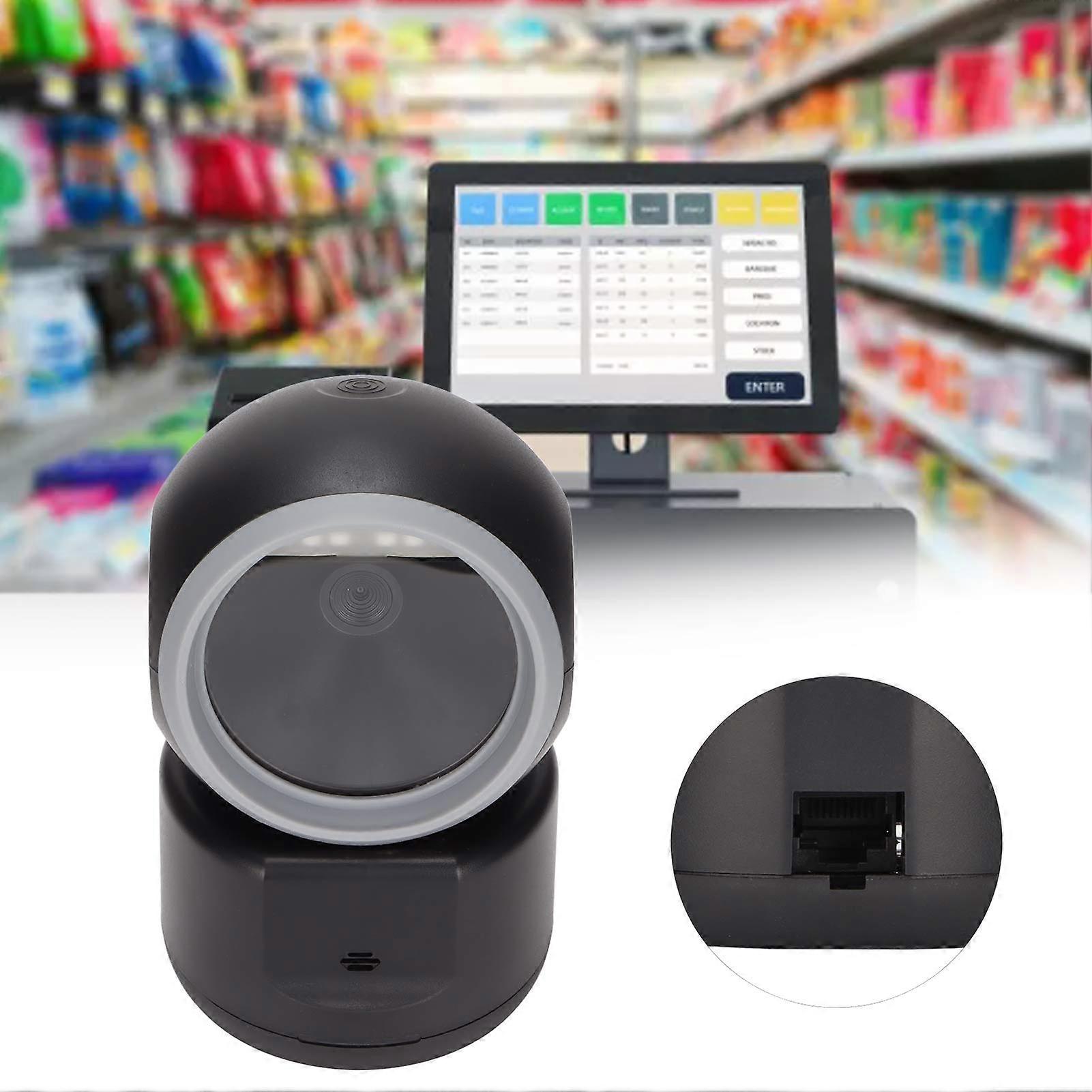 FG2058 2D Wired Desktop Barcode Scanner Fast Auto Scan & Hands-Free