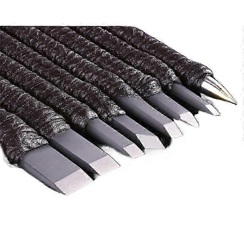 Metal Carving Tools Set, Graver Punch Jewelry Metal Stamping Tools Gouges and Chisels Knife DIY Craft Tool