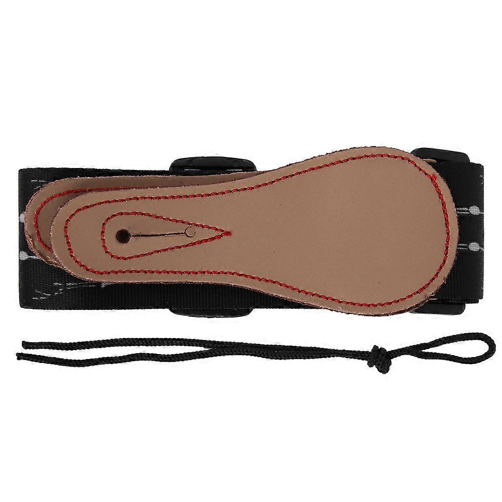 Universal Adjustable Soft PU Shoulder Strap Accessories for Folk and Electric Guitar(skull)