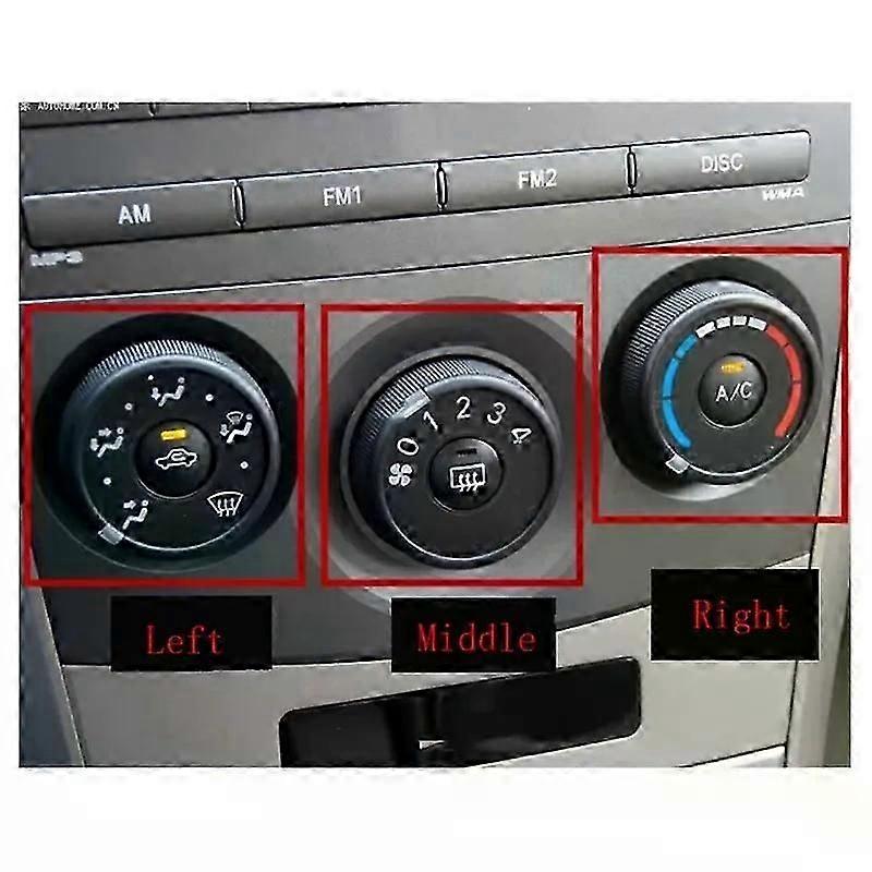 Car Air Conditioning Panel Switch AC Control Switch Knob For Toyota Corolla RAV4 2006-2013