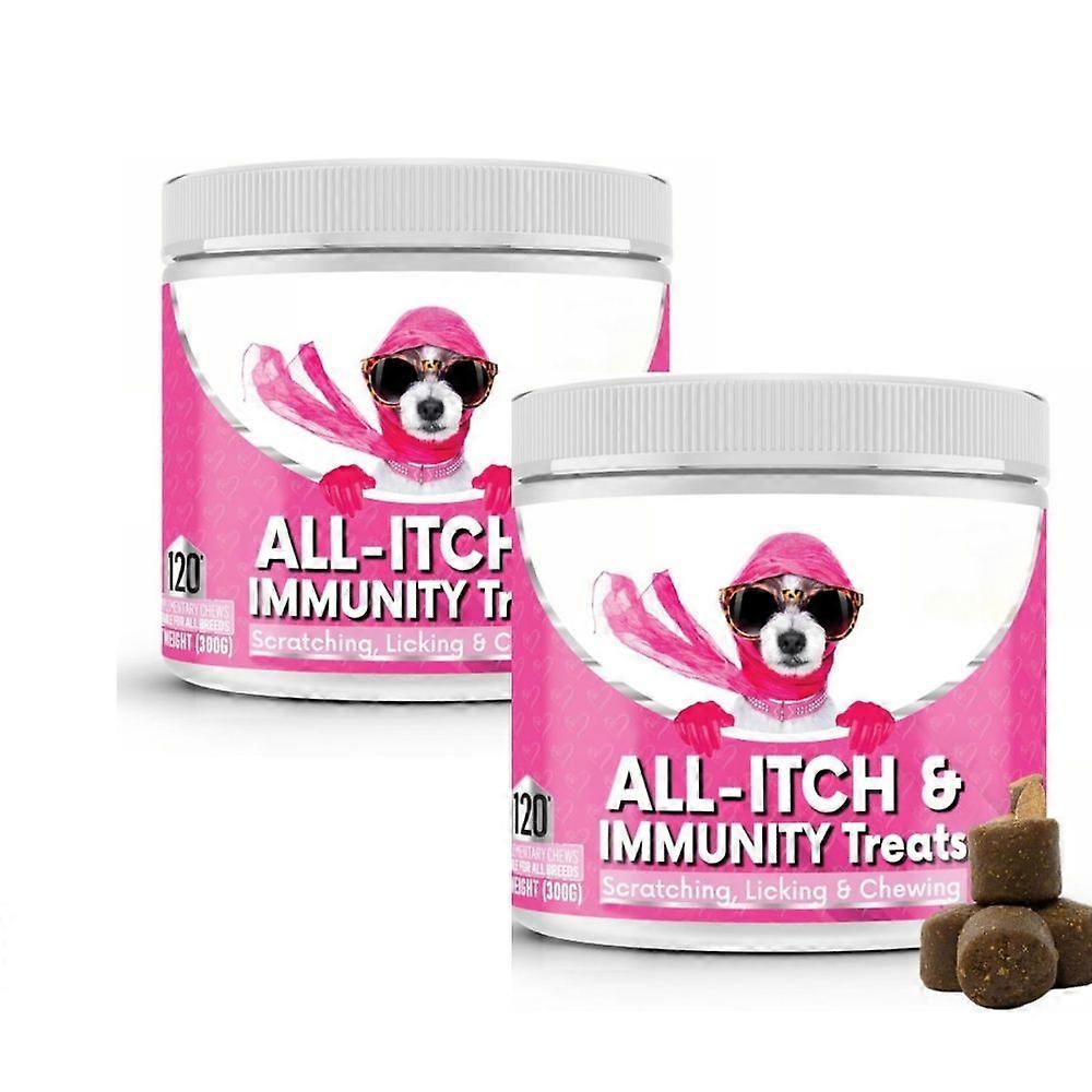 NutriPaw All-Itch Immunity يعالج للكلاب - تهدئة الكفوف والعينين والأذنين والجلد التي تسبب الحكة