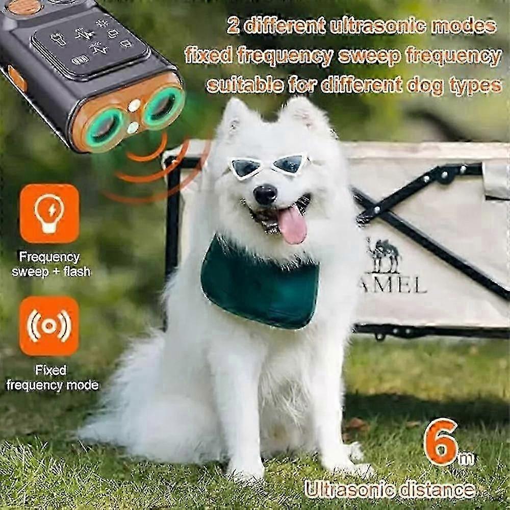 Bark Guard for Dogs,Dog Bark Deterrent Device with HD Display and LED Flashlight