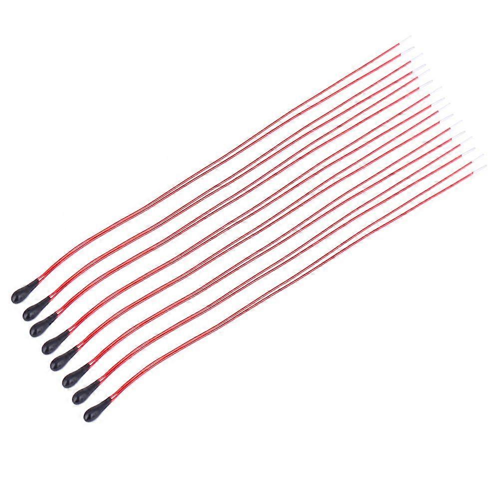 10pcs MF52B NTC Thermistor High Sensitivity with 60mm Enameled Wire10K
