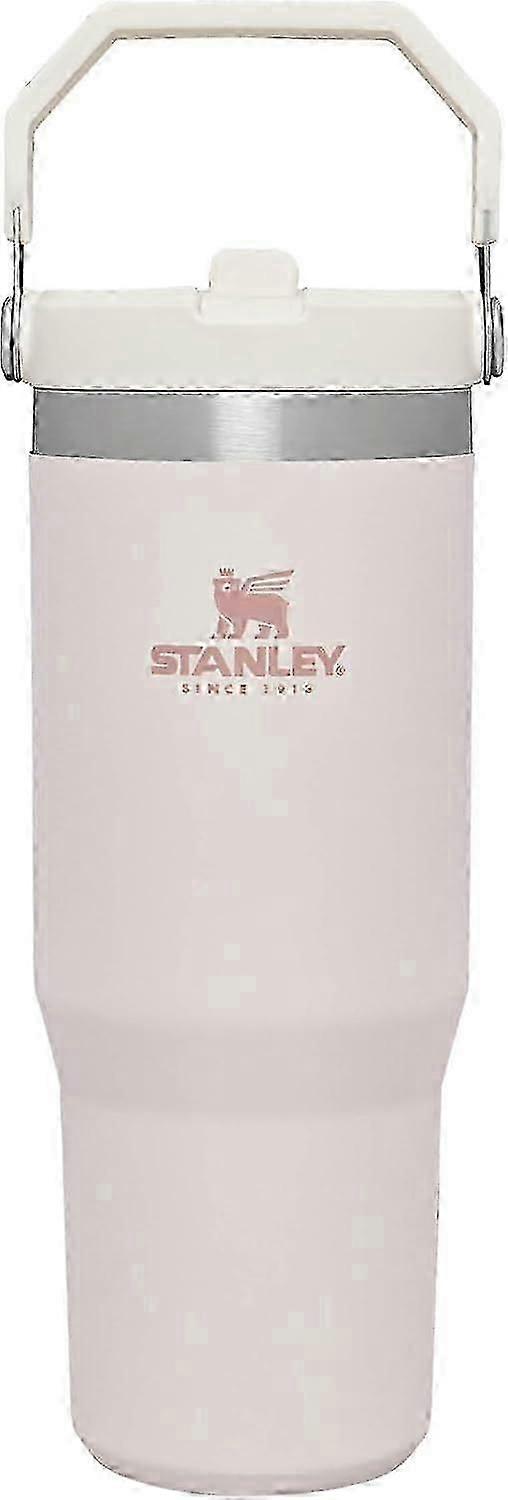 Flip Straw Bottle With Straw 0.89l - Keeps For 12+ Hours - Leakproof - Stainless Steel Bottle - Bpa-free Travel Mug Quartz