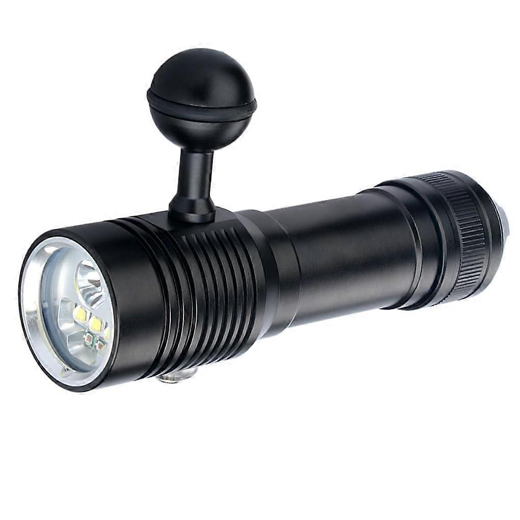 Underwater Flashlight Fill Light For Diving White Red Beam Rechargeable Waterproof Torch Lantern For Photography