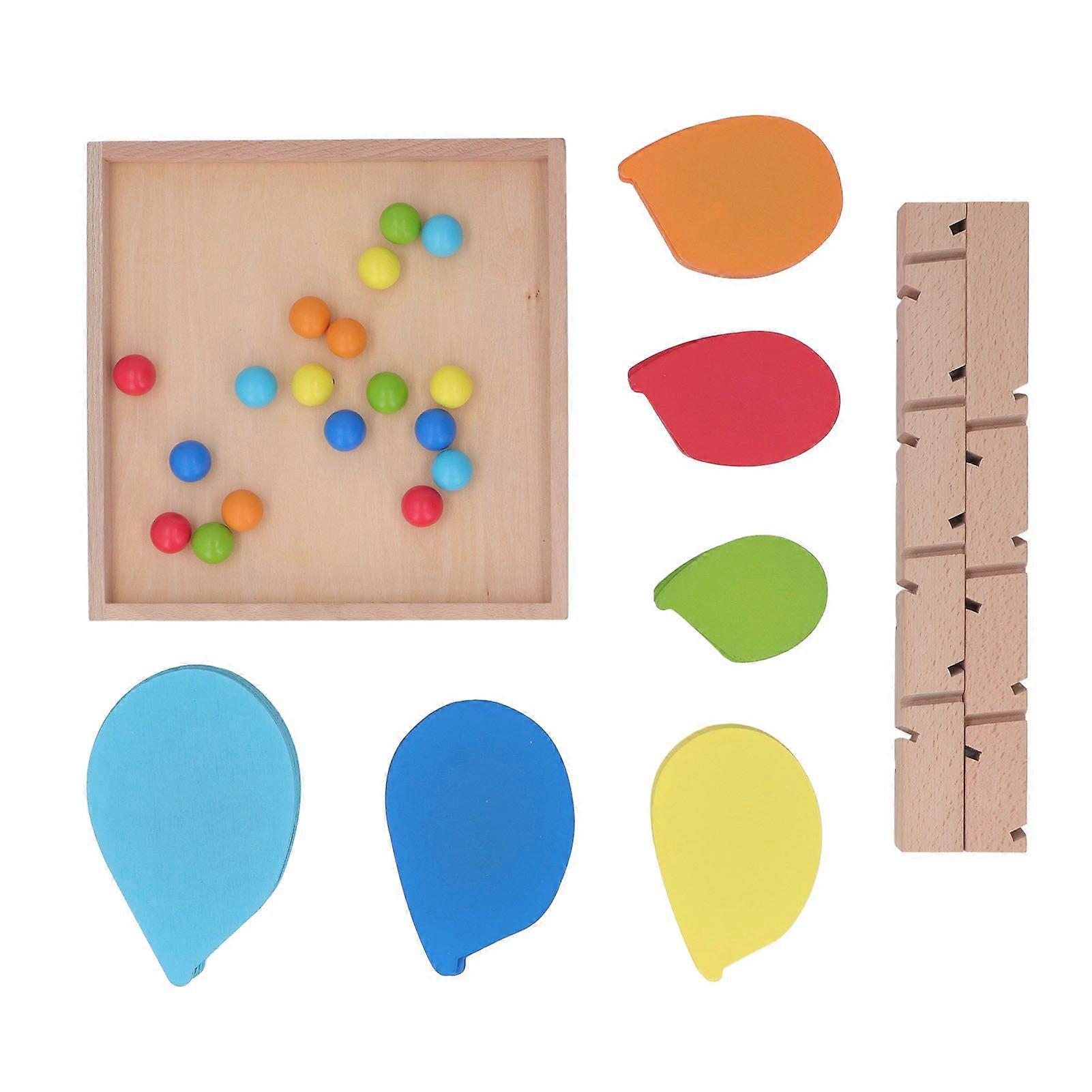 Marble Ball Run Track Game Interactive Safe Durable Educational Tree Ball Drop Toy for Boy Girl Toddlers