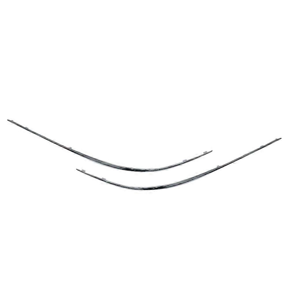 Car Chrome Front Left Right Bumper Lower Cover Trim Strip Replacement for CLK Class W209 2002-2009