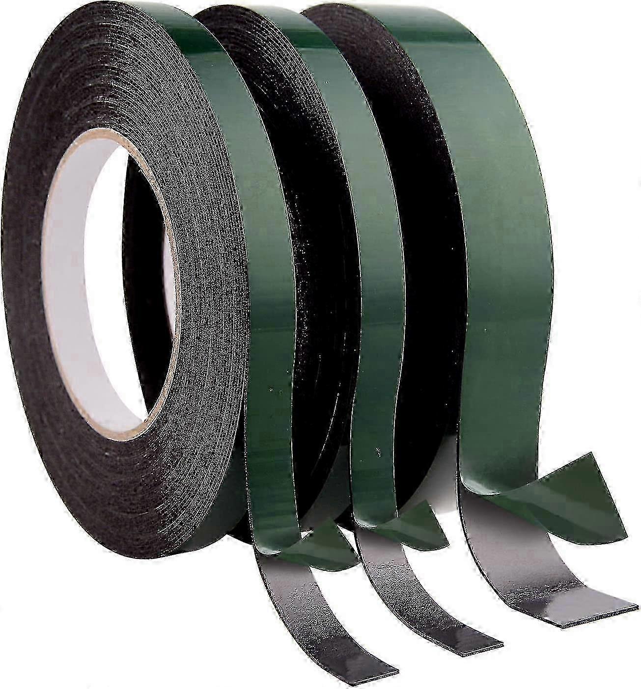10m Each Roll of Extra Strong Double-Sided Adhesive Tape for Waterproof Mounting on Cars with License Plate Trims