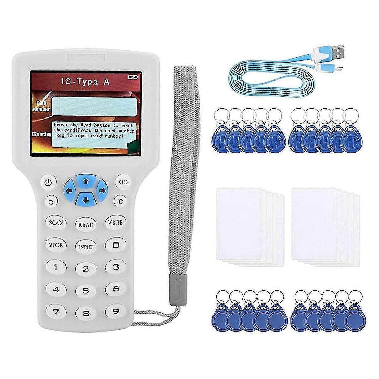 RFID-Kartenleser-Brenner: IC/ID Englisch 10 Frequenz RFID-Decoder