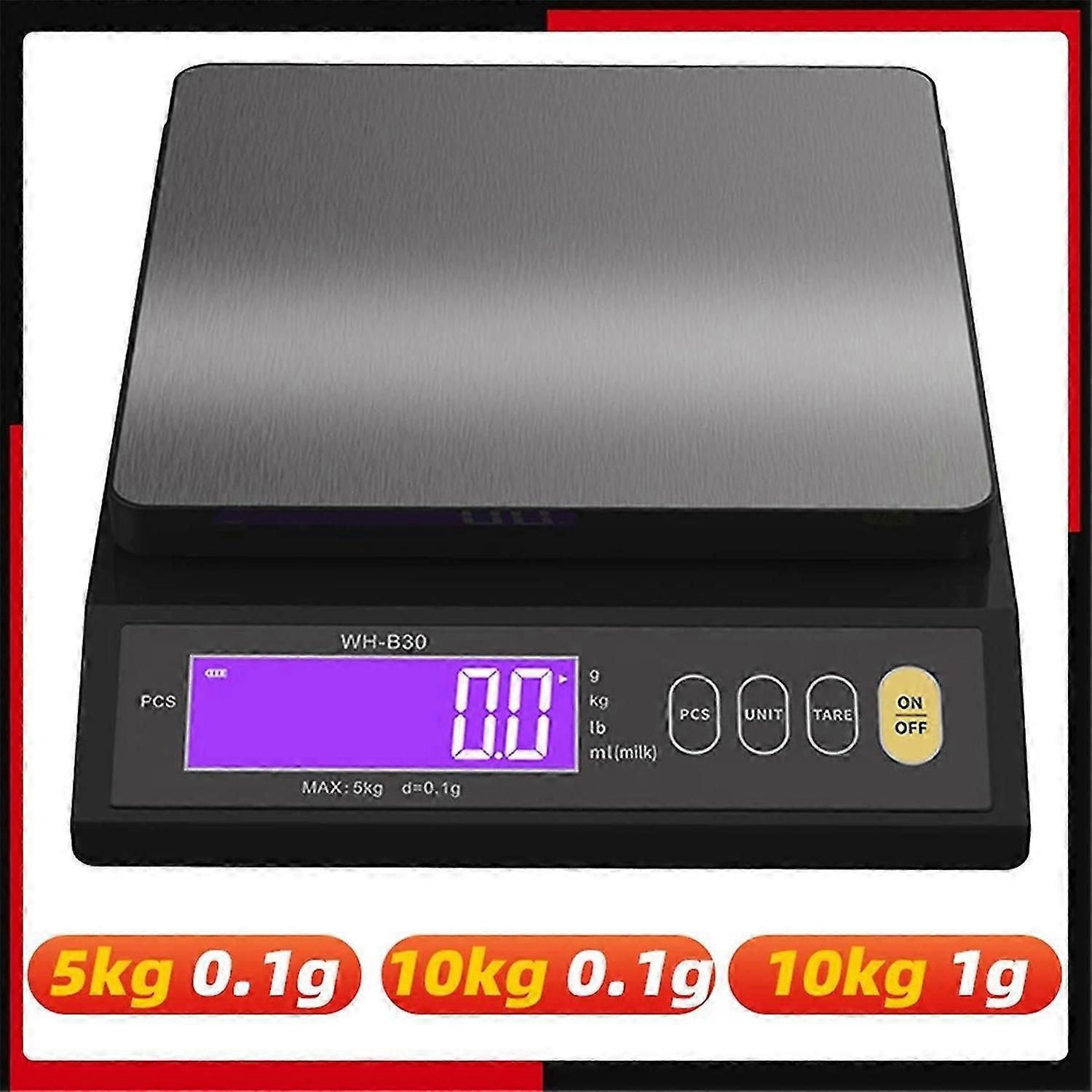 Electronic Kitchen Scale Measuring Weighing Baking Tool LCD Display,B
