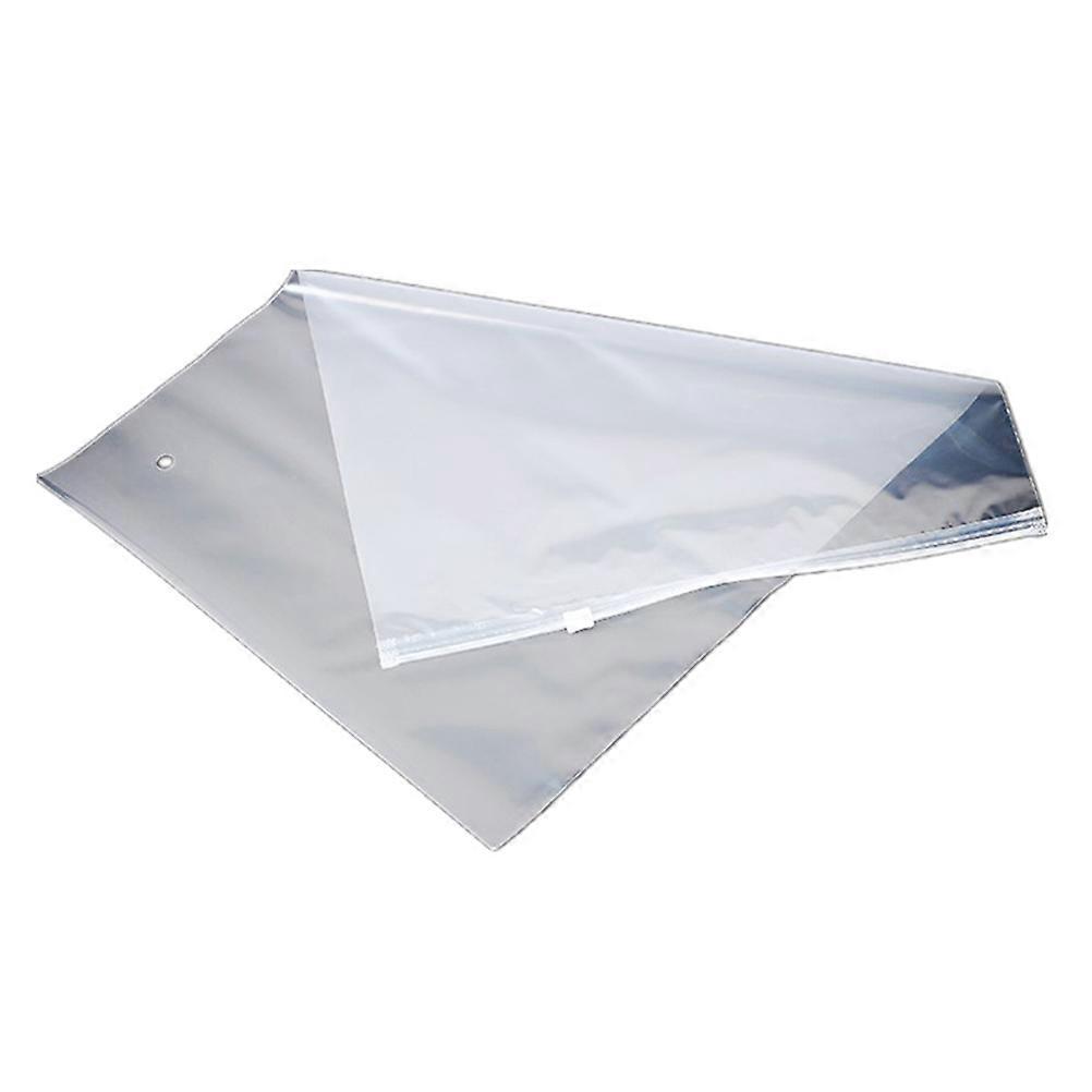 Cloth Packing Pouch Transparent Zipper for Storage Use 100Pcs