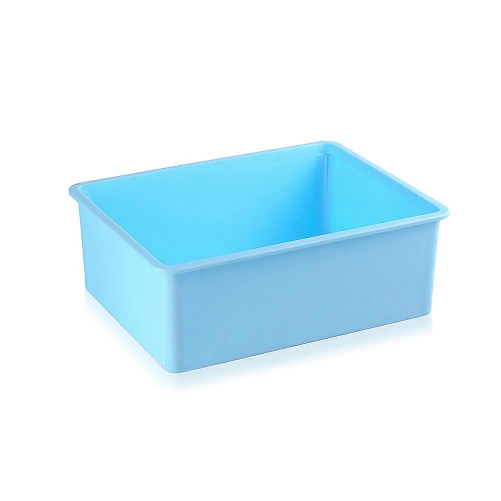 Underwear Storage Box Organizer for Storing 3Pcs Blue Multi-Use Boxes