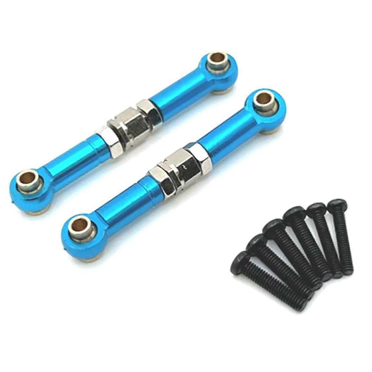 Steering Link Rod Linkage for 1/14 RC Car Upgrade Parts Blue