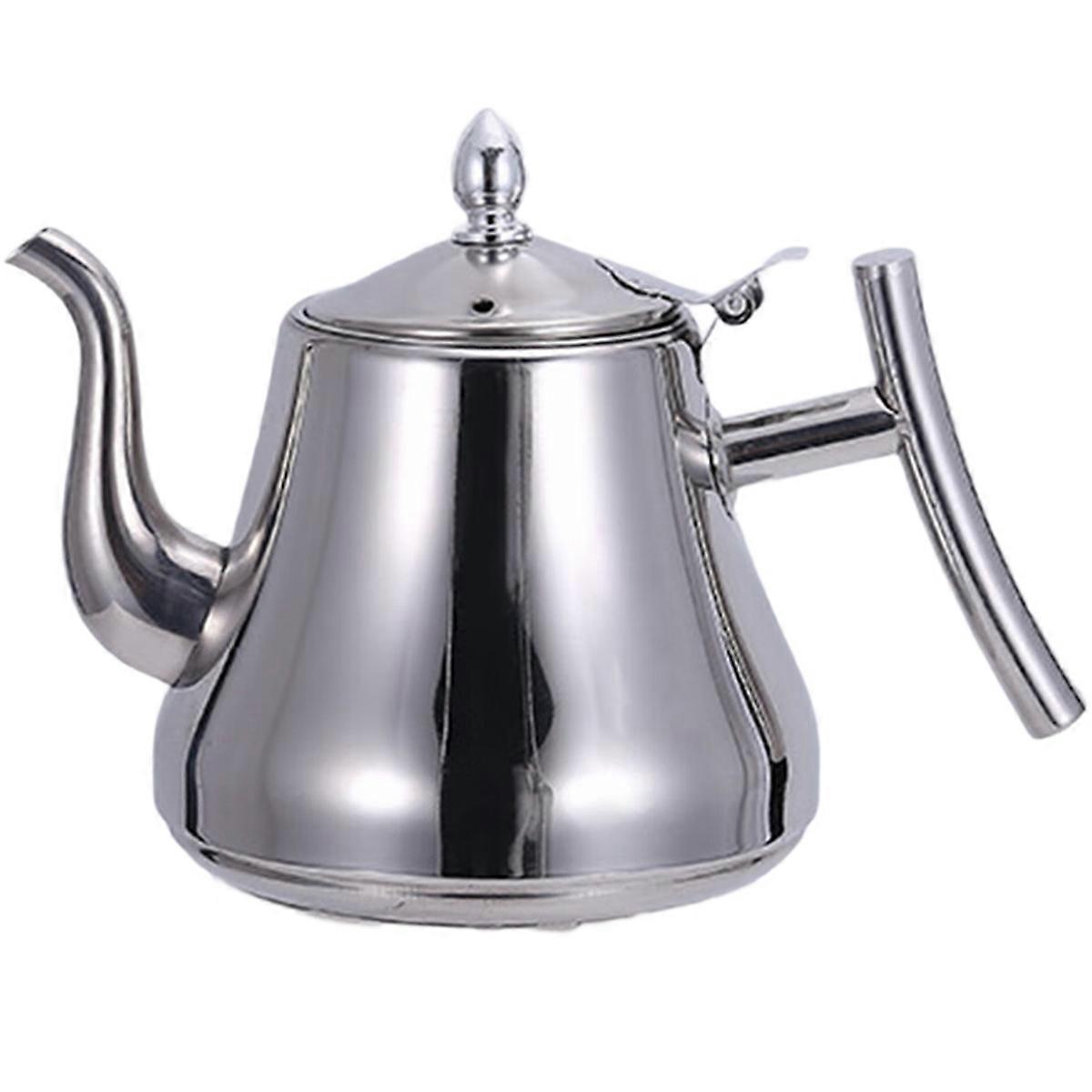 Tea Pot with Filter Thicker Stainless Steel Water Kettle A 1L