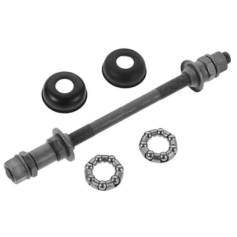 1 Sets Bicycle Front Hub Axle 140 Mm Hollow Hub Shaft Front And Rear Axle Kits Bicycle Wheel Part Repair Tool Accessories For Mountain Bikes