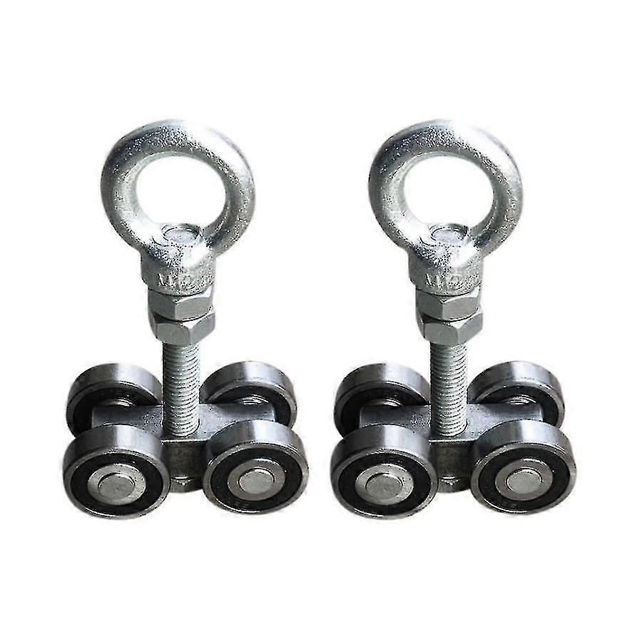 Silent 4 Wheel Trolley Assembly Rollers for Unistrut Channel